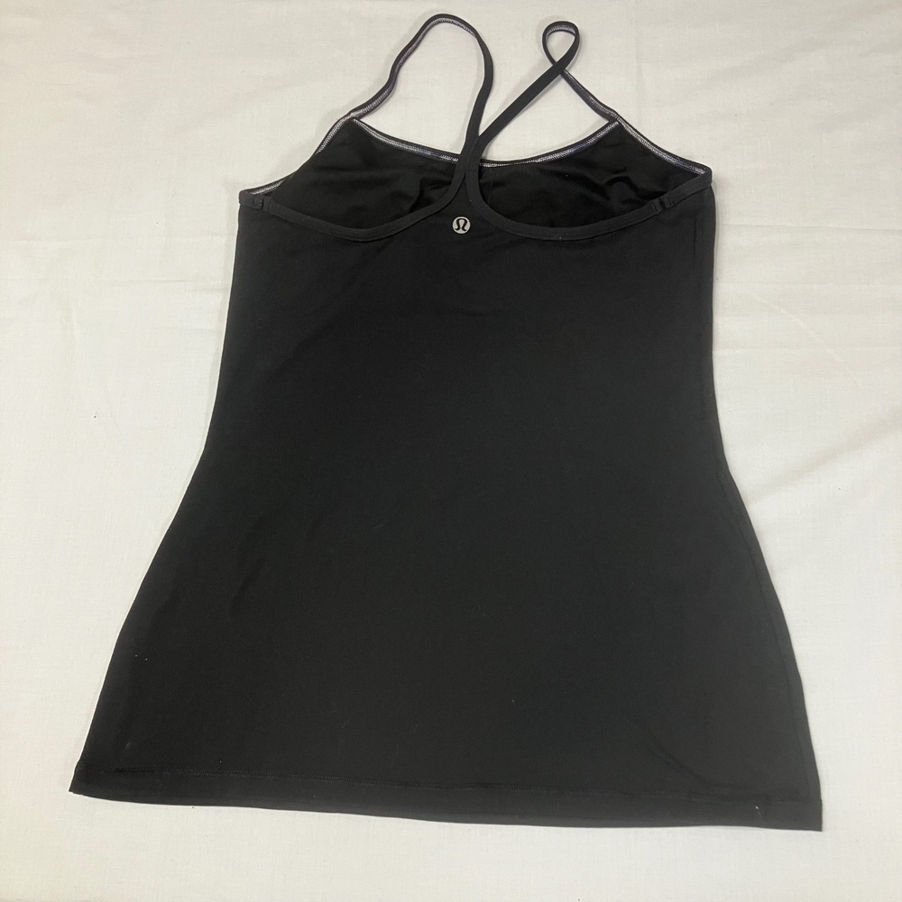 lululemon athletica Black Strappy Tank Top